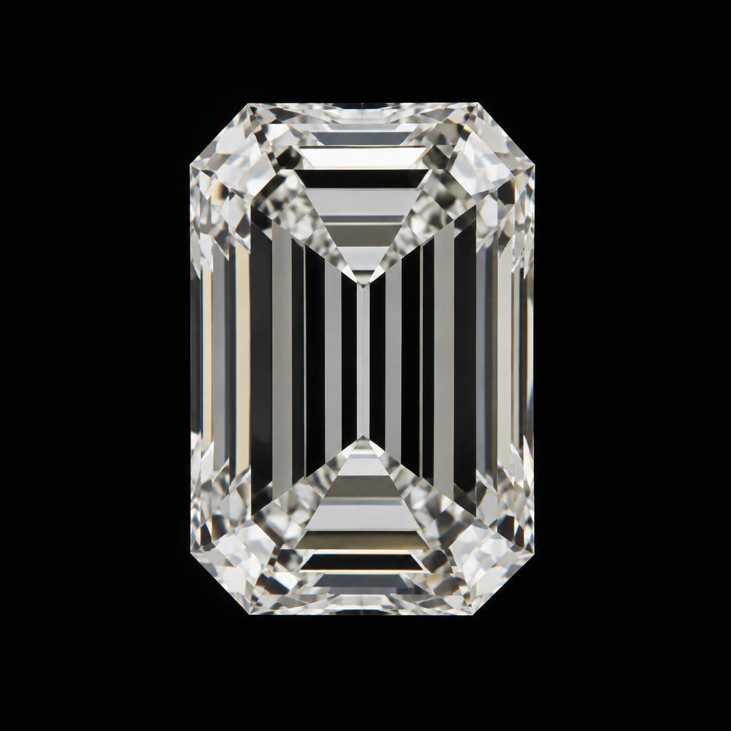Emerald-cut diamond